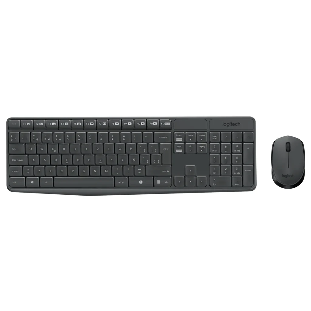 Combo Teclado y Mouse Inalámbrico Logitech MK235 – Distribución Español