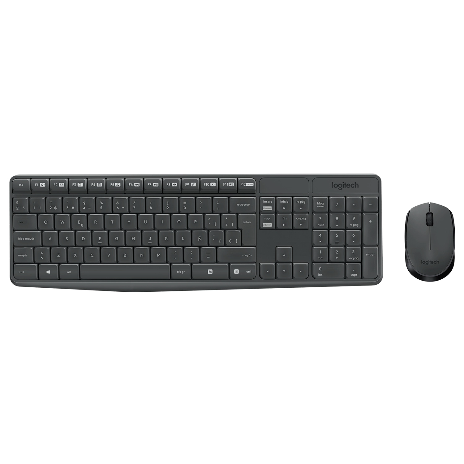 Combo Teclado y Mouse Inalámbrico Logitech MK235 – Distribución Español Combo Teclado y Mouse Inalámbrico Logitech MK235 – Distribución Español